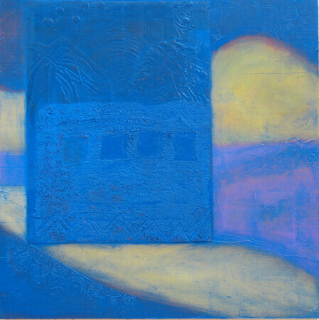 Composition in Blue